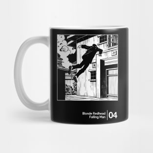 Blonde Redhead - Falling Man / Minimalist Graphic Artwork Design Mug